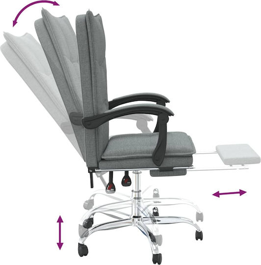 vidaXL vidaXL Bürostuhl Dunkelgrau