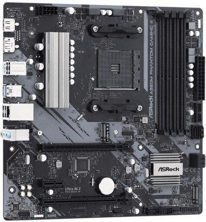 ASRock A520M Phantom Gaming 4 Motherboard Micro ATX με AMD AM4 Socket 90-MXBEK0-A0UAYZ
