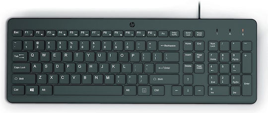HP 150 Само клавиатура Английски US Черен