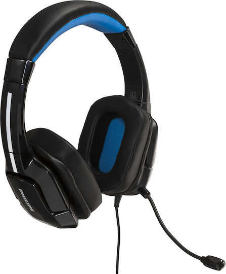 Philips 3000 Series TAGH301BL Über Ohr Gaming-Headset mit Verbindung 3,5mm Schwarz