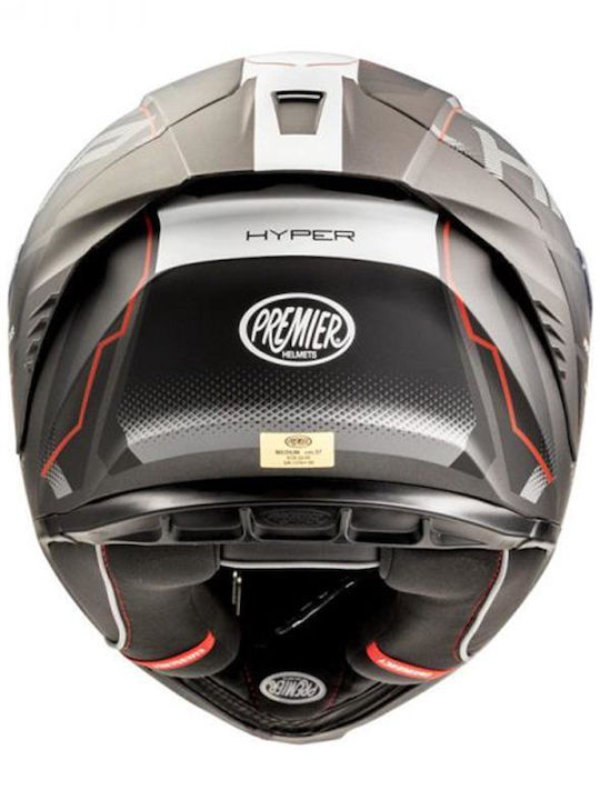 Premier Hyper HP92 Motorradhelm Volles Gesicht ECE 22.06