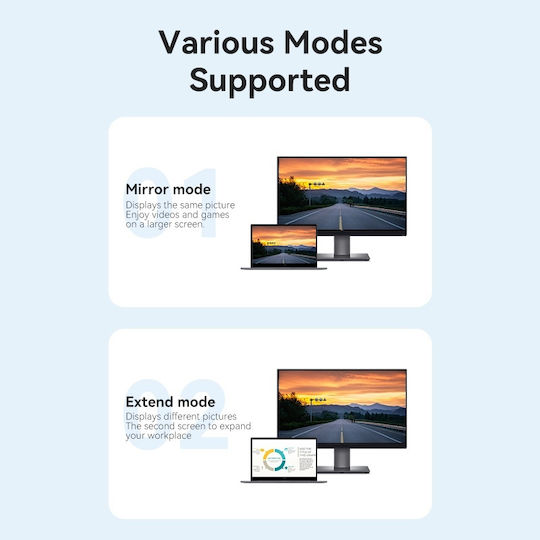 Vention Cable DVI-D male - mini DisplayPort male 2m Μαύρο (HFFBH)