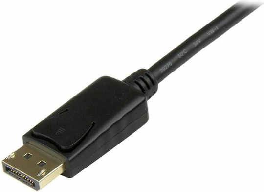 StarTech Cable DVI-D male - DisplayPort male 1m Μαύρο (DP2DVI2MM3)