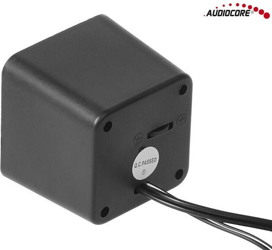 Audiocore Audiocore AC870 Ηχεία Υπολογιστή 2.0 με Ισχύ 6W Κόκκινα