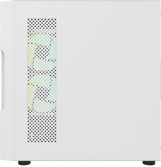 Darkflash DK431 Gaming Midi Tower Computer Case with Side Window White