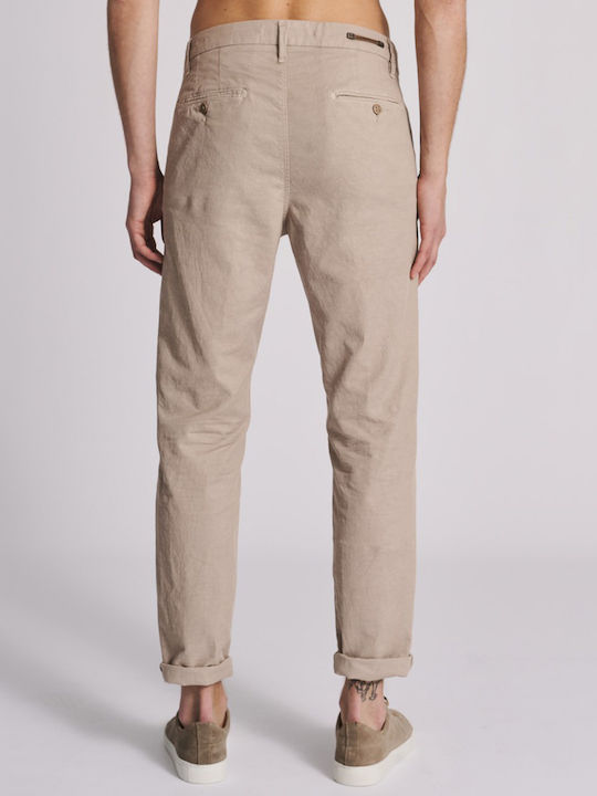 Staff Men's Trousers Elastic Beige