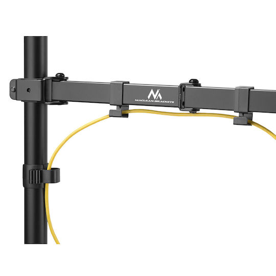 Maclean Energy MC-883 Stand Desk Mounted Monitor up to 32" with Arm