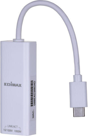 Edimax EU-4306C USB Network Adapter with Wired Gigabit Ethernet Connection