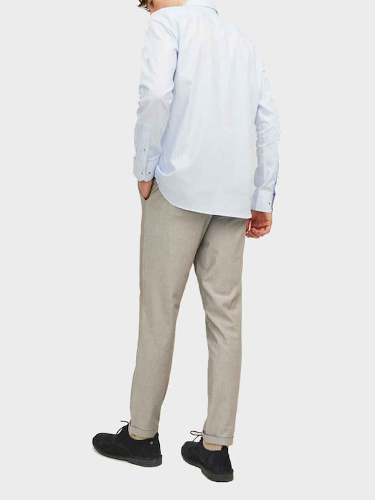Trousers Suit Elastic in Slim Fit Beige