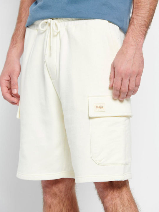 FBM007-06603 Men's Shorts Ecru