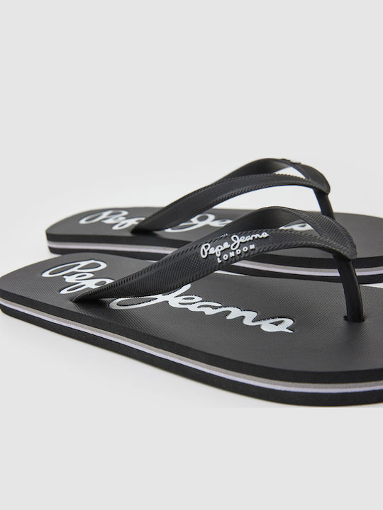 Bay Beach Men's Flip Flops Black