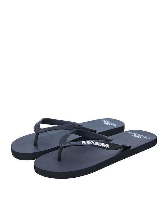 Funky Buddha Flip Flops Μαύρα