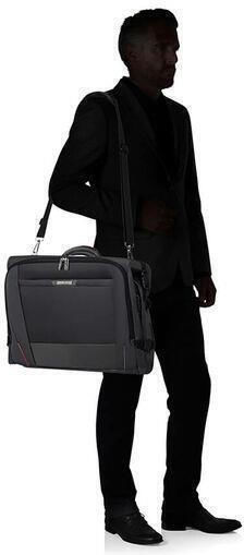 Samsonite PRO-DLX 6 Fabric Storage Case For Clothes in Black Color 55x40x20cm 1pcs