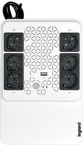 Legrand Keor Multiplug UPS Line-Interactive 600VA 360W με 6 Schuko Πρίζες