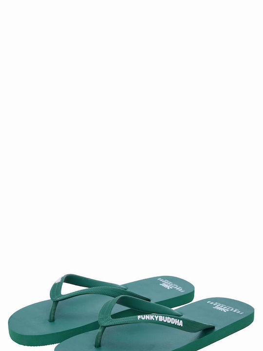 Funky Buddha Herren-Flip-Flops Grün