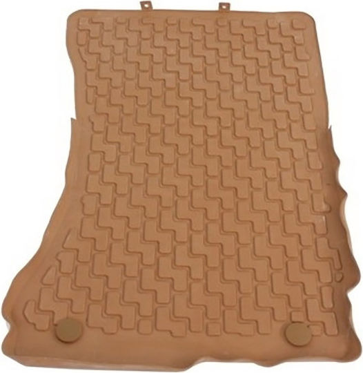 Set of Front and Rear Mats 4pcs Tray Type for Mercedes-Benz S 2005-2013 Beige
