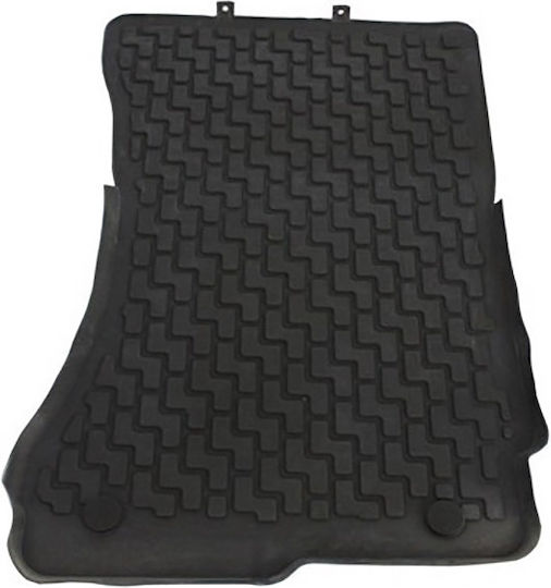 Set of Front and Rear Mats 4pcs Tray Type for Mercedes-Benz S 2005-2013 Black