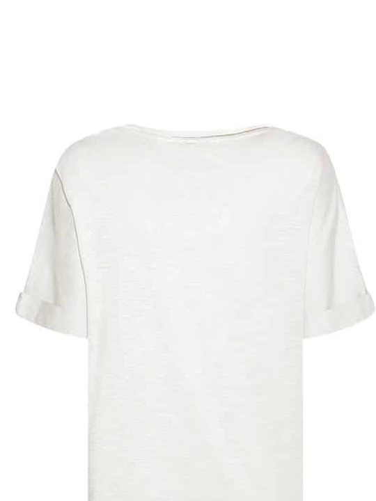 Geox Damen T-shirt Weiß