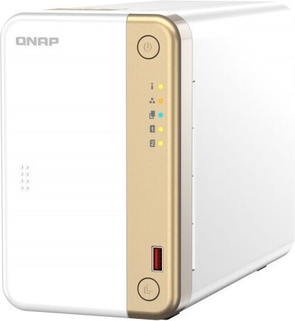 QNap TS-262 NAS Tower με 2 θέσεις για HDD/M.2/SSD