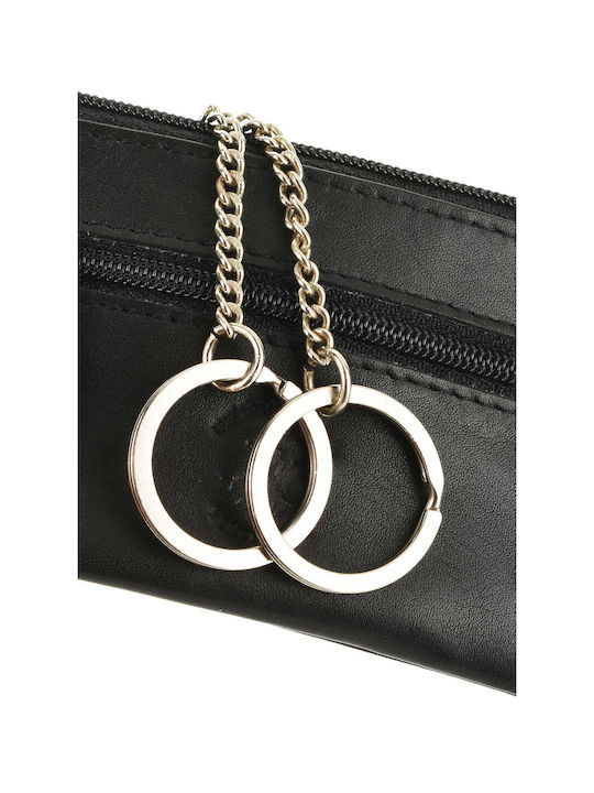 Beverly Hills Polo Club Key Holder Leather Black