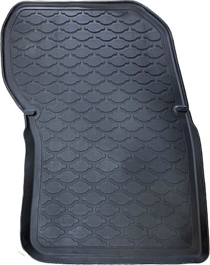 Set Front and Back Car Mats 3 Pieces Raised Sides Type for Peugeot 4007 Mitsubishi Outlander Citroen C-Crosser 2008-2012 Black
