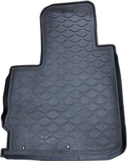 Set Front and Back Car Mats 3 Pieces Raised Sides Type for Peugeot 4007 Mitsubishi Outlander Citroen C-Crosser 2008-2012 Black