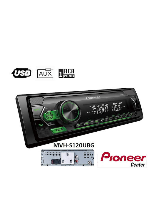 Pioneer Ηχοσύστημα Αυτοκινήτου Universal 1DIN (USB/AUX) με Αποσπώμενη Πρόσοψη