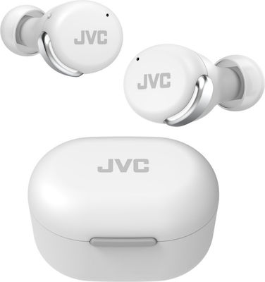 JVC A30T In-ear Bluetooth Handsfree Căști cu Rezistență la Transpirație și Carcasă de Încărcare Alb