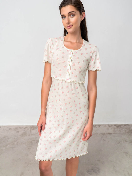 Vamp Sommer Damen Nachthemd Green Tea