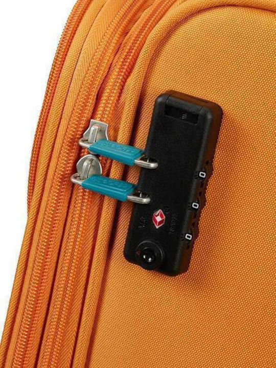 American Tourister Pulsonic Spinner Valiză De Călătorie De Cabină Din Material Textil Portocalie Cu 4 Roți Înălțime 55 Cm