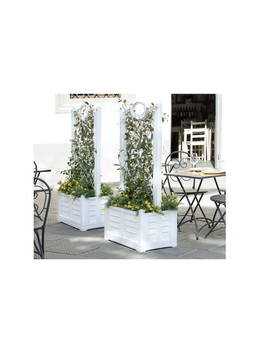 Bama Separe Planter Box Plastic Alb 80x42.5x150cm.