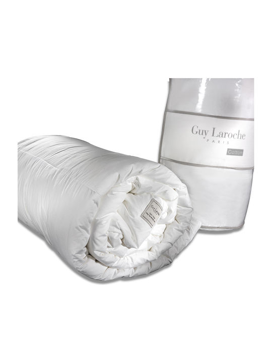 Guy Laroche Πάπλωμα Υπέρδιπλο με Γέμιση Microfiber 220x240εκ. Fine Λευκό 9 togs