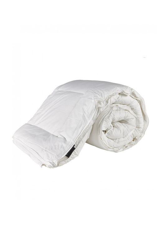 Kentia Pilotă Super Dublu cu Umplutură Hollowfiber 220x240cm 4 Seasons Alb 400 g/mp²Gsm