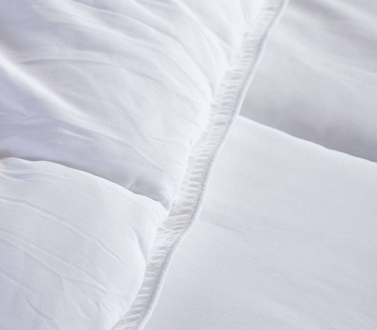 Nef-Nef Homeware Пухено Единично с Пълнеж Hollowfiber 160x220бр Бял 8 togs Togs