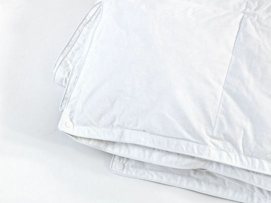 Palamaiki Duvet Single with Microfiber Filling 160x240cm Twin Stripe White Comfort 200 GSMGsm 7.5 togs Togs