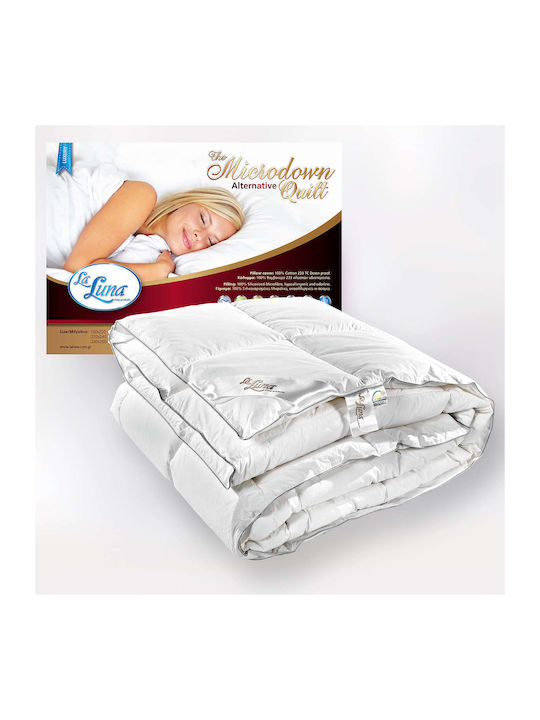 La Luna Πάπλωμα Υπέρδιπλο με Γέμιση Microfiber 220x240εκ. Quilt Συνθετικό 350 GSM 10.5 togs