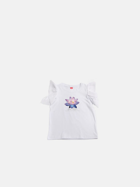 Joyce Kids Set with Shorts Summer 2pcs White