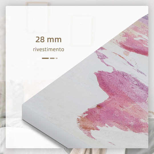HomCom Трикратен Картина Платнен 80x40см