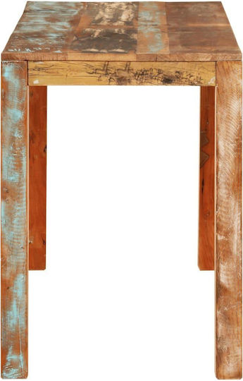 Kitchen Table from Solid Wood Natural 110x55x76cm