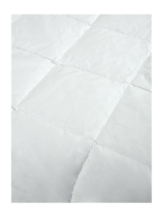Vesta Home Bettdecke Großes Doppelbett Daunen 220x230cm Luxor Light Weiß 10.5 togs Togs
