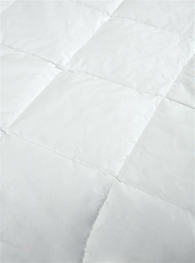 Vesta Home Duvet Queen Down 220x230cm Luxor Light White 10.5 togs Togs