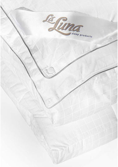 La Luna Пухено Единично с Пълнеж Microfiber 160x220бр All Season Бял