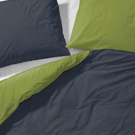 Vesta Home Пухено Единично 160x230бр Micro Green-Dark Blue 300 г/м²Gsm 12.5 togs Togs