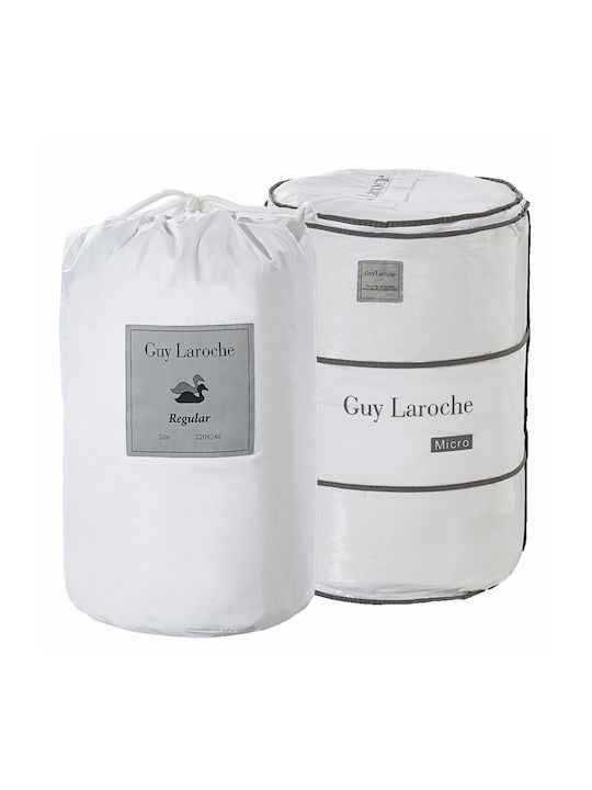 Guy Laroche Bettdecke Großes Doppelbett 220x240cm New Regular White 10.5 togs Togs