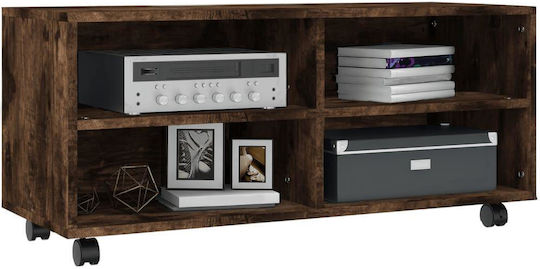 TV-Möbel mit Rädern Braune M90xT35xH35cm