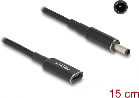 DeLock Kabel USB-C-Buchse Dell 4,5x3,0mm 0.15m (60036) 1Stück