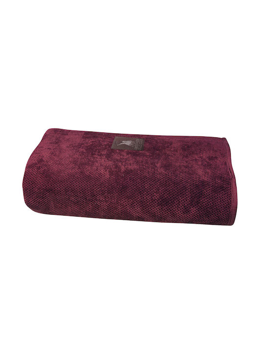 Greenwich Polo Club Three-Seater Sofa Throw 2735 180x300cm Burgundy