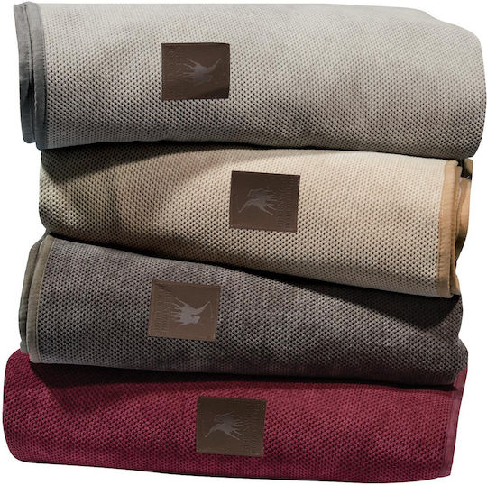 Greenwich Polo Club 2733 Ριχτάρι Διθέσιου Καναπέ Fleece 180x250εκ. Γκρι 206182502733