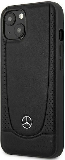 Mercedes-Benz Urban Back Cover Piele artificială Negru (iPhone 14 Plus)