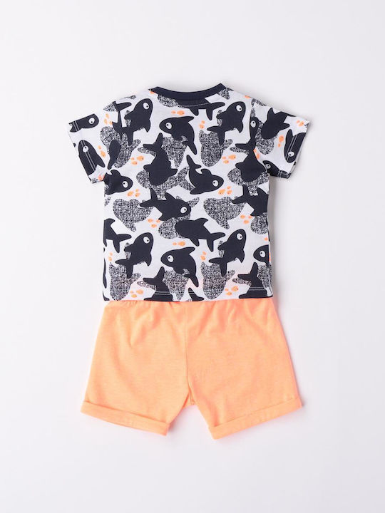 iDO Kids Set with Shorts Summer 2pcs Multicolour